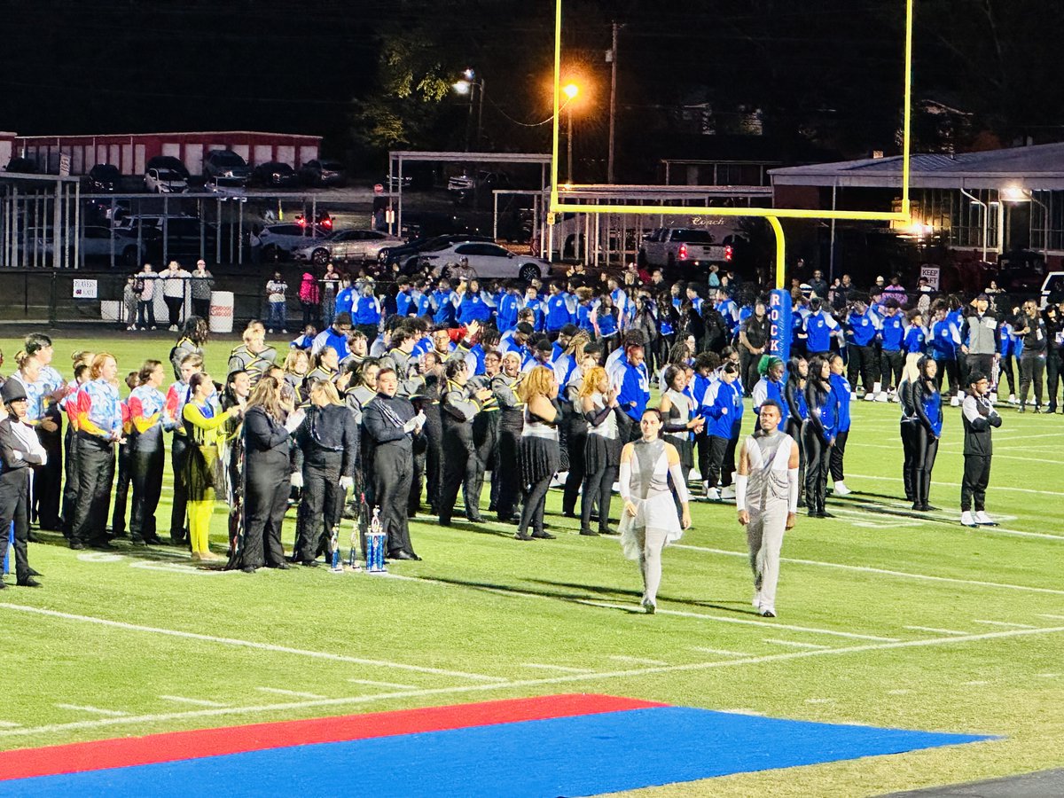 Excellence on the field! Congratulations to @starkville_high Band for earning All Superiors at State Evaluation on Saturday. SHS also earned 2nd place overall in the invitational competition for their performance of the 2023 marching show, "The Battle Within." 
#ExpectExcellence