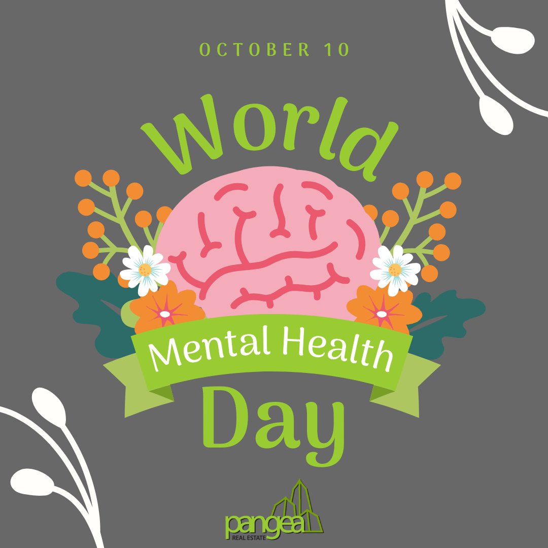 PangeaRE's tweet photo. Today is #WorldMentalHealthDay! Mental health is important for everyone, so let's take this opportunity to talk, listen, and spread awareness about mental health issues. We all have the power to make a positive difference in our lives and in the lives of others. https://t.co/fROeY8IwDu