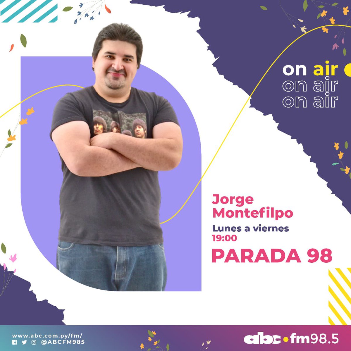 Romance985's tweet photo. #PARADA98 Con las mejores canciones de la mano de @JorgeMontefilpo 🙌
Sintonizá 🤩
98.5FM🎧 Solo Éxitos.
📲https://t.co/ZH6HDzQAie https://t.co/S68fvba1Xc