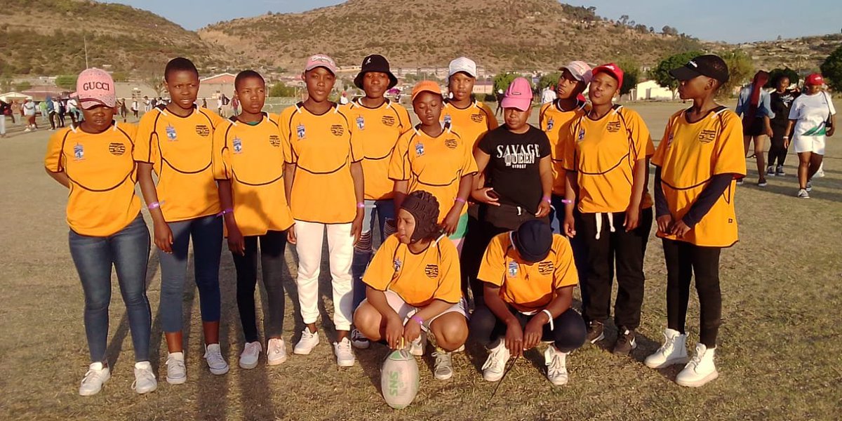 coach_n's tweet photo. Butha Buthe(Gorillas) under 18 girls sevens rugby team winning Bronze Medal at PTC Maseru independence day LNOC games on the weekend @DolenCymru  @LesothoRugAcad @DCAylward @MaceyRugby @theatlascharity @quinsfoundation @mrmotseremeli @harry https://t.co/2ZnTMEFzS3