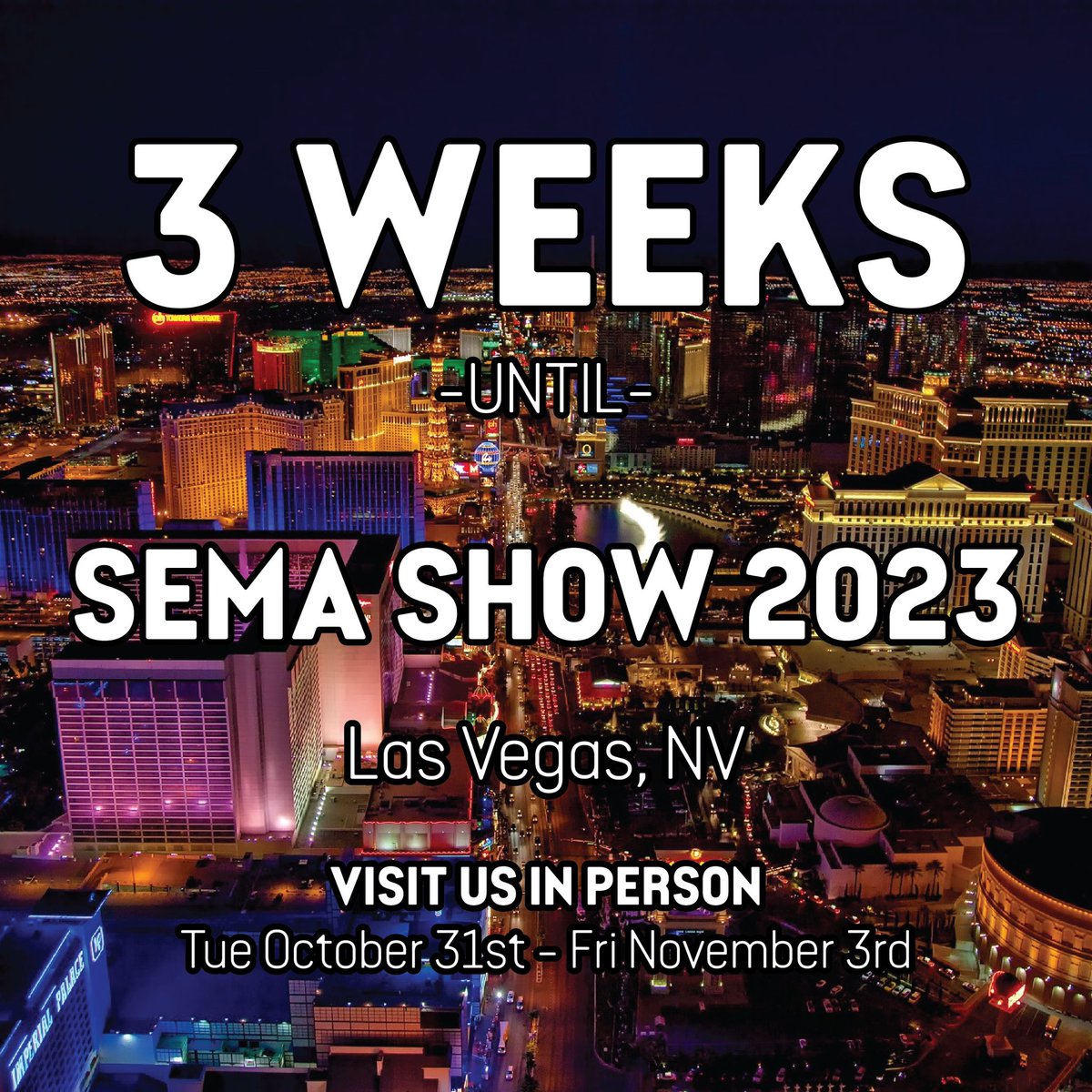 Next stop: the SEMA Show! 👍

#SEMA #SEMAShow #SEMA2023 #Overland #Overlanding #OverlandVehicles #BuiltForOffRoad #LasVegas #Nevada #TradeShow
