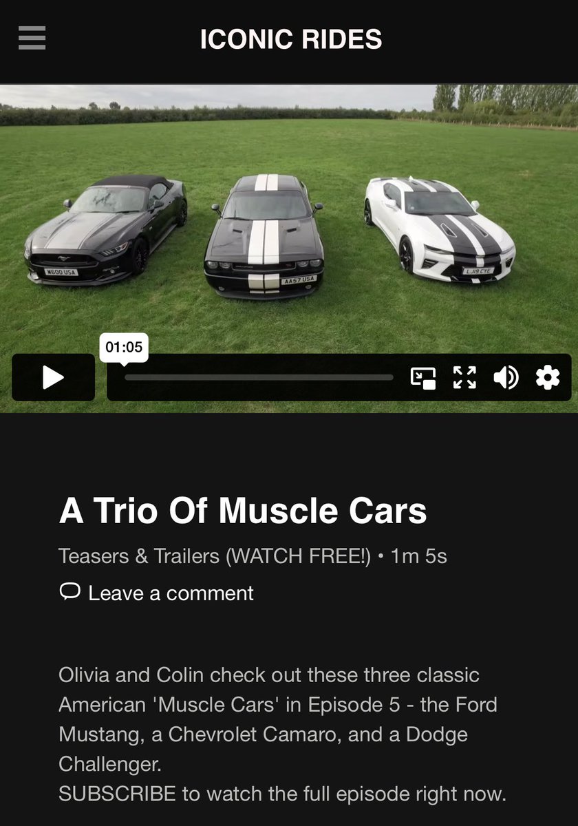 Iconic_Rides's tweet photo. THREE new #FREE TO WATCH trailers uploaded to our amazing new #Website - https://t.co/K6TsZy6RGT https://t.co/VS8IwnFpf1