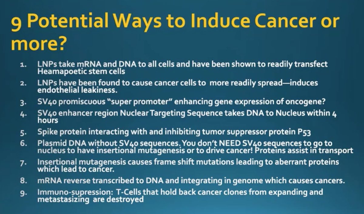 3GHtweets's tweet image. Slide from Dr. Janci Lindsay's presentation at World Council for Health Meeting on this subject #plasmidgate.  #turbocancer