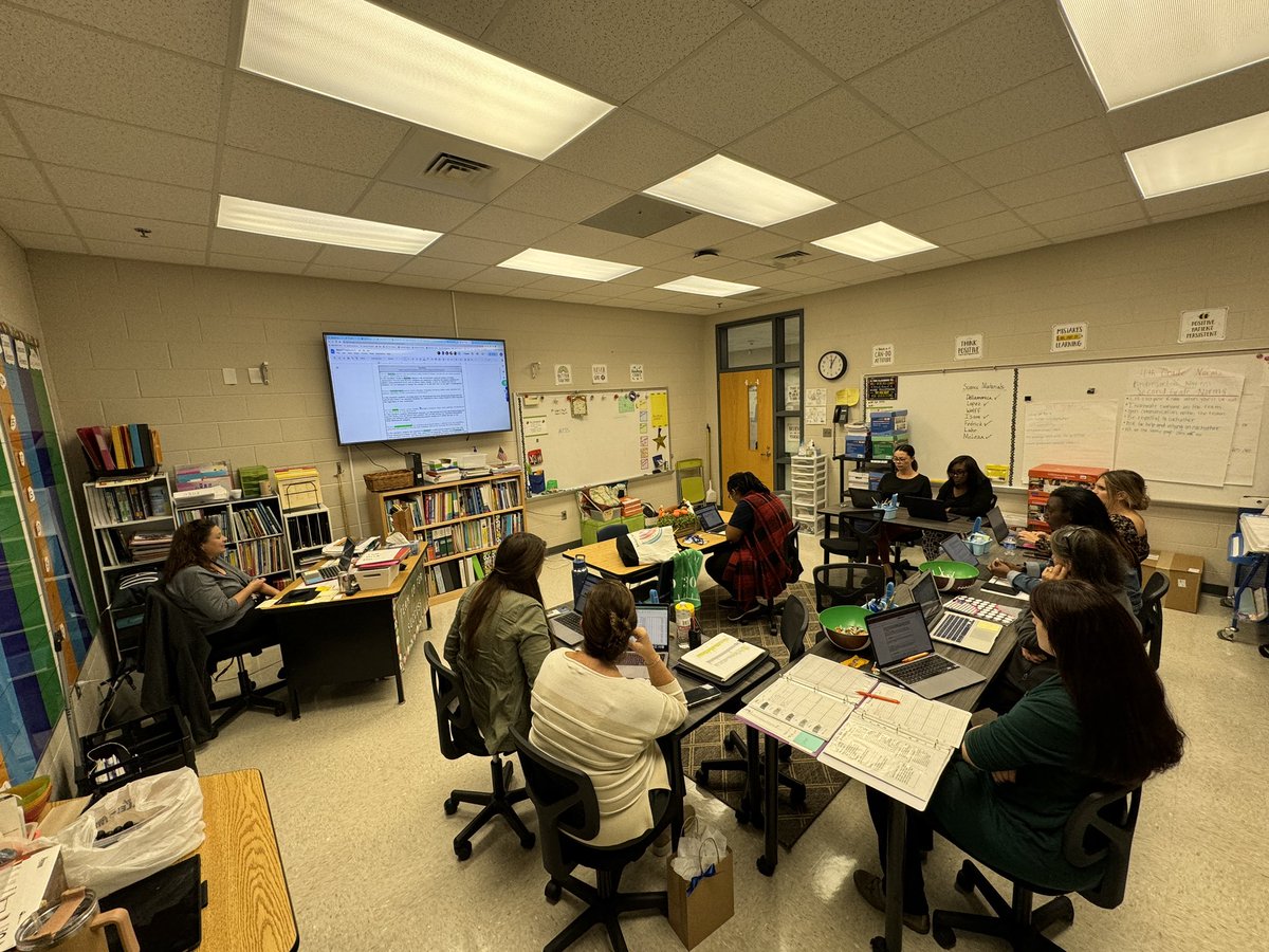 I enjoyed the Kindergarten PLC @ Overhills Elementary today. It’s good to stop and take a moment to reflect with our educators. I always learn something new. #WeAreHarnett #nced