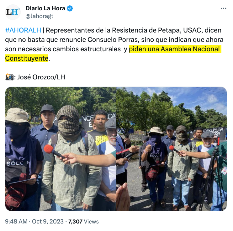 RealRodrigoPolo's tweet photo. Así que recapitulemos, aquí en Guatemala tenemos:

* Un USAID que es conocido mundialmente por coordinar desestabilización, disturbios y grupos de choque, evidente en la trayectoria de Yulia Marushevska, y en lo expuesto por el candidato Robert Kennedy.

* Un USAID dirigido por Samantha Power, quien recientemente posó con Bernardo Arévalo mostrándole su apoyo, y junto con el enano político de Samuel Pérez Álvarez.

* Un USAID que tiene un presupuesto de MILLONES DE DÓLARES para impulsar reformas y observadores electorales, los mismos que coordinaron junto a MOE GT el tema de "observar" las elecciones.

* Un USAID que tiene NEXOS LOCALES con los 48 Cantones de Toto 😂 los que convocaron a "manifestaciones", que resultaron ser "bloqueos" que violan el derecho al trabajo, la educación y salud de los guatemaltecos que desean transitar libremente en el país.

* Un USAID que ha sido cuestionado en el Suelo del Senado de EEUU por financiar a grupos de extrema izquierda en Guatemala, para promover una Asamblea Constituyente Plurinacional 🤣 ¿Y qué es lo que pedían los extorsionadores ayer? ¿No era una "asamblea constituyente"? 🤣 https://t.co/gcPnUAtefi

Pero "USAID no tiene nada que ver" 🤣 ni todas las ONGs chairas 🤣 menos los maestros universitarios que adoctrinan a patojos imbéciles 🤣 los mismos maestros que son "asesores" de USAID, PNUD, ONU, Banco Mundual, etc. 🤣 Y por supuesto, no utilizan la división ideológica ni son títeres de George Soros, exCEO del Foro Económico Mundial 🤣 el mismo Foro Económico Mundial que tiene en FUNDESA a más de 3 Young Global Leaders 🤣