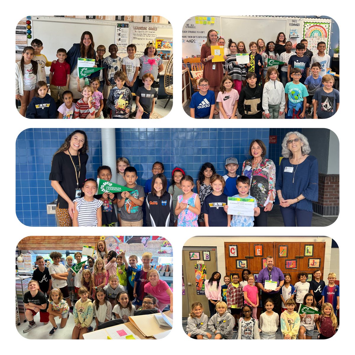 Thank you ⁦⁦<a href="/Champs4Learning/">ChampionsForLearning</a>⁩ for supporting ⁦<a href="/LPEPanthers/">Lake Park Elementary</a>⁩ as they continue to create amazing experiences for their students each day! ⁦<a href="/T3achWithM3/">Mrs. Kutz</a>⁩