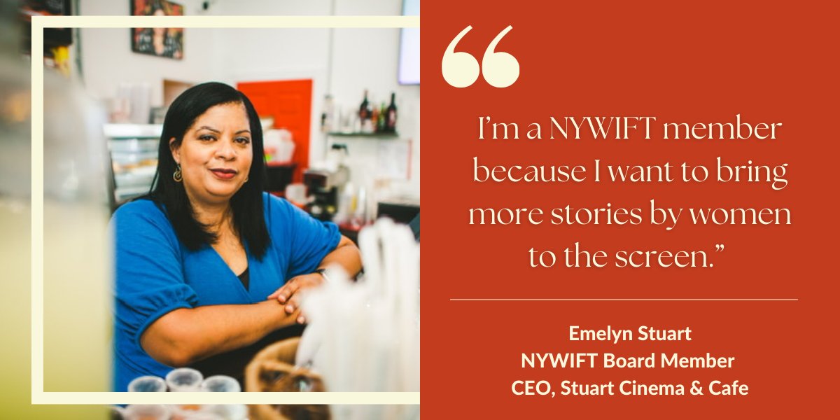NY Women in Film & TV (@nywift) on Twitter photo Representation matters. Seeing ourselves onscreen can totally transform our ideas of all that is possible. Our members are working to ensure that women's stories get the screentime they deserve.
Become a NYWIFT member today at nywift.org/join
(đź“· : <a href="/StuartCinema/">Stuart Cinema and Cafe</a>) Representation matters. Seeing ourselves onscreen can totally transform our ideas of all that is possible. Our members are working to ensure that women's stories get the screentime they deserve.
Become a NYWIFT member today at nywift.org/join
(đź“· : <a href="/StuartCinema/">Stuart Cinema and Cafe</a>)