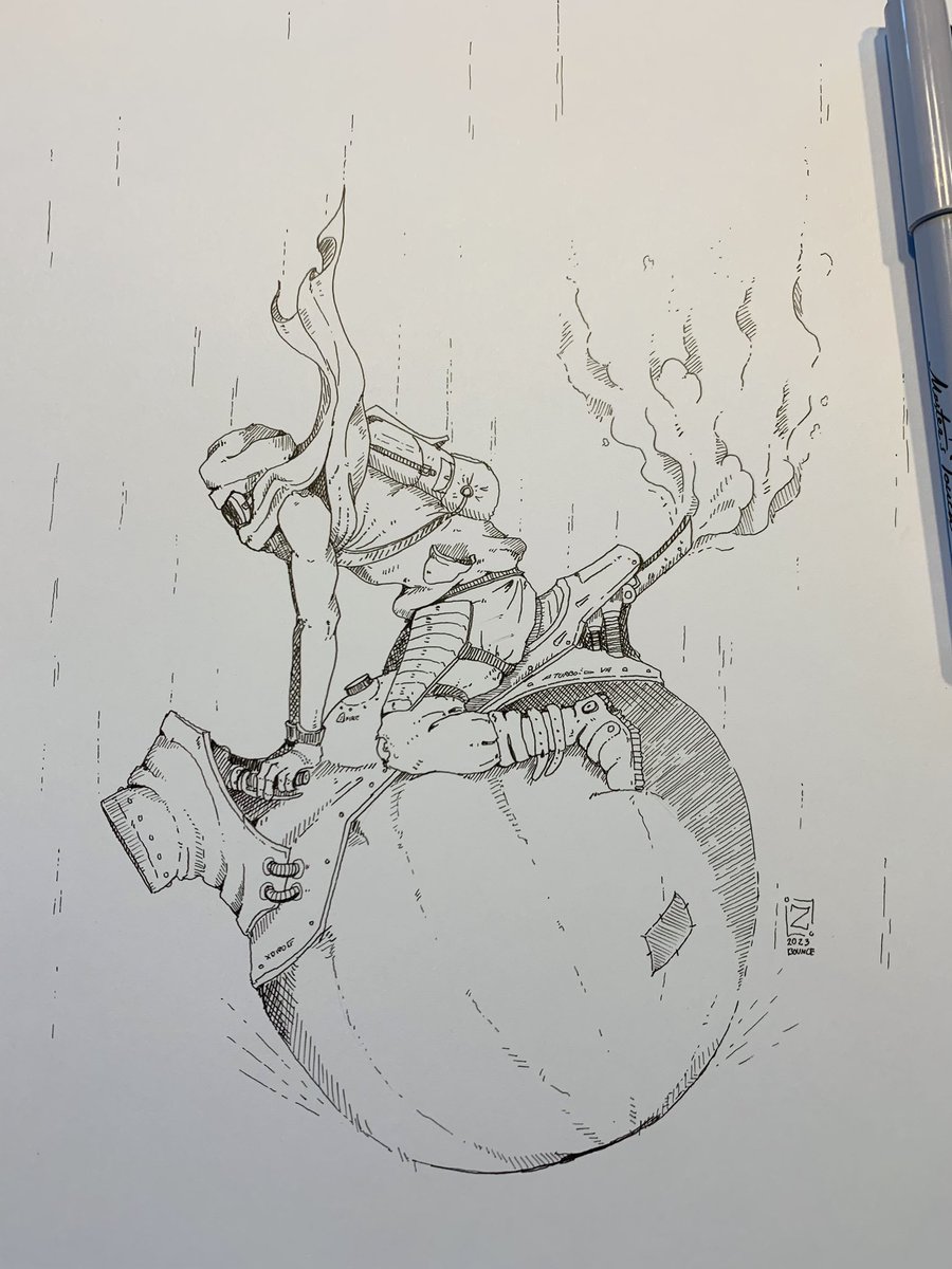 Day 9 - Bounce 
#inkotber2023