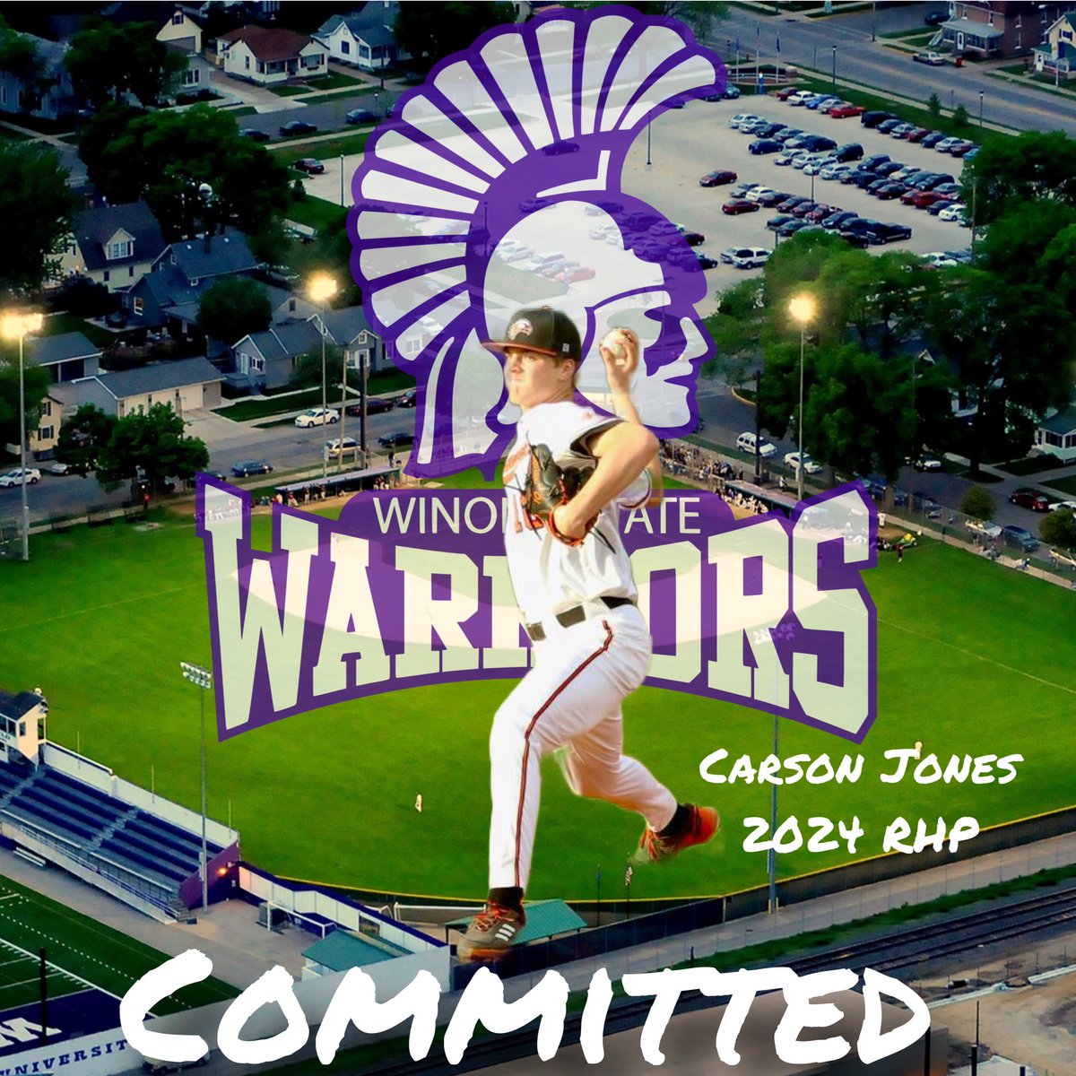 carson_jones10's tweet image. I am excited to announce my commitment to continue my academic and athletic career at Winona State University! I would like to thank God, my family, friends, coaches, and teammates that have helped me along the way. Go Warriors!