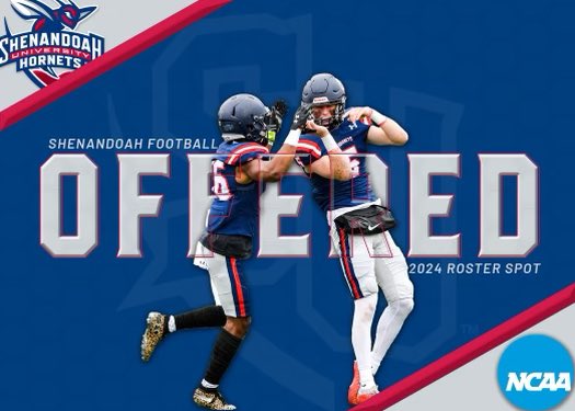 Gustavo “Goose” Facundo-Bacelar (@gustavo_fb75) on Twitter photo I am blessed to say I’ve received my first official offer from Shenandoah University!!! <a href="/SUhornetsFB/">Shenandoah Football</a> <a href="/HBBauserman/">Hayden Bauserman</a> <a href="/yoder847/">Coach Yoder</a> <a href="/S_Hodgin/">Stan Hodgin</a> <a href="/56ways/">KalvinOliver</a> <a href="/CoachGuptel/">Austin Guptel</a> <a href="/coachj_rhodes/">Coach J. Rhodes</a> <a href="/coachmoker/">Mark Moker</a> I am blessed to say I’ve received my first official offer from Shenandoah University!!! <a href="/SUhornetsFB/">Shenandoah Football</a> <a href="/HBBauserman/">Hayden Bauserman</a> <a href="/yoder847/">Coach Yoder</a> <a href="/S_Hodgin/">Stan Hodgin</a> <a href="/56ways/">KalvinOliver</a> <a href="/CoachGuptel/">Austin Guptel</a> <a href="/coachj_rhodes/">Coach J. Rhodes</a> <a href="/coachmoker/">Mark Moker</a>