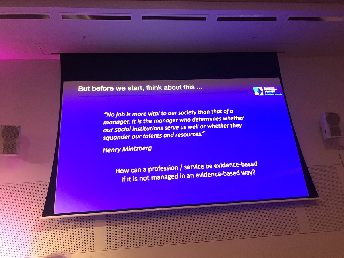 Eric Barends at #EIS2023 on the importance of managers in functioning social institutions