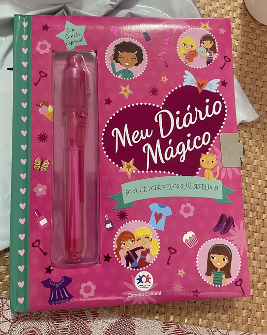 Meu diário mágico: Só você pode ver os seus segredos! Capa dura