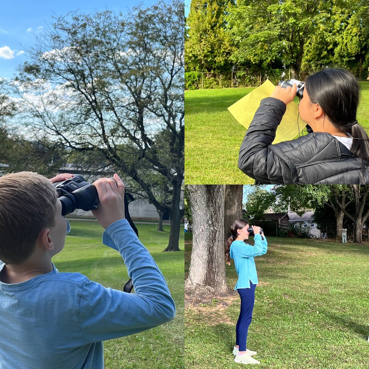 Great day for backyard birding with @CockeysvilleMS Green Club @MAEOE_MD @BCPSSci @BCPSOutdoorSci @AutumnDeborde