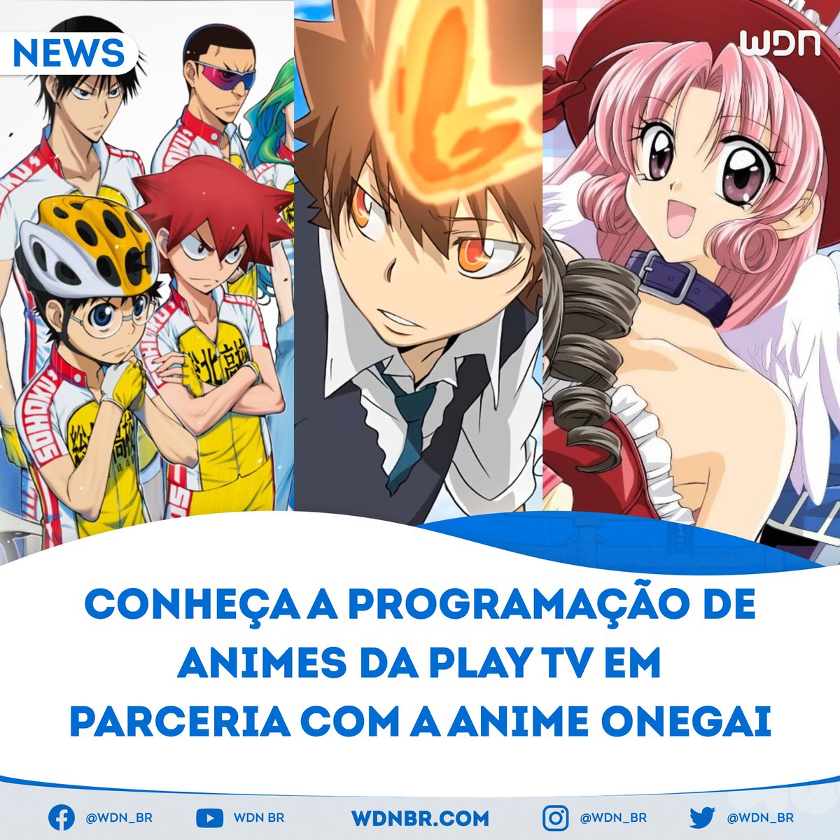 PlayTV anuncia parceria com Anime Onegai; veja como assistir