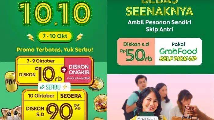 Diskon_Link's tweet photo. 10 Kode Promo Grab Hari Ini 10 Oktober 2023, Diskon Semua 90 Persen Hingga Rp 50 Ribu https://t.co/dFtZ4d7Nry https://t.co/13jw8h3xzG