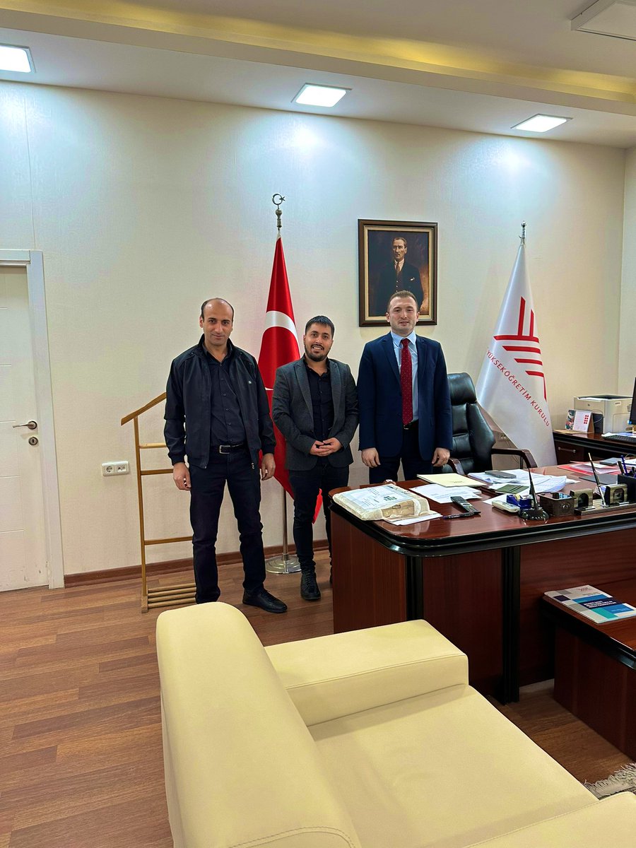 YÜKSEK ÖĞRETİM KURULU (YÖK) GENEL SEKRETİ OLAN SAYIN BATIKAN AKSOY ABİMİ MAKAMINDA ZİYARET