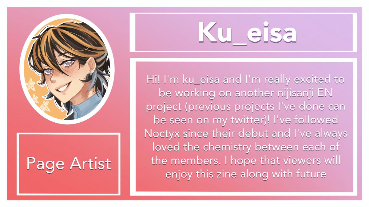 psyborgzine's tweet photo. 💜❤️CONTRIBUTOR SHOWCASE❤️💜

We would like to introduce one of our talented Page Artists, @ku_eisa. Please look forward to seeing their final work for this zine! https://t.co/DasSZWGddT