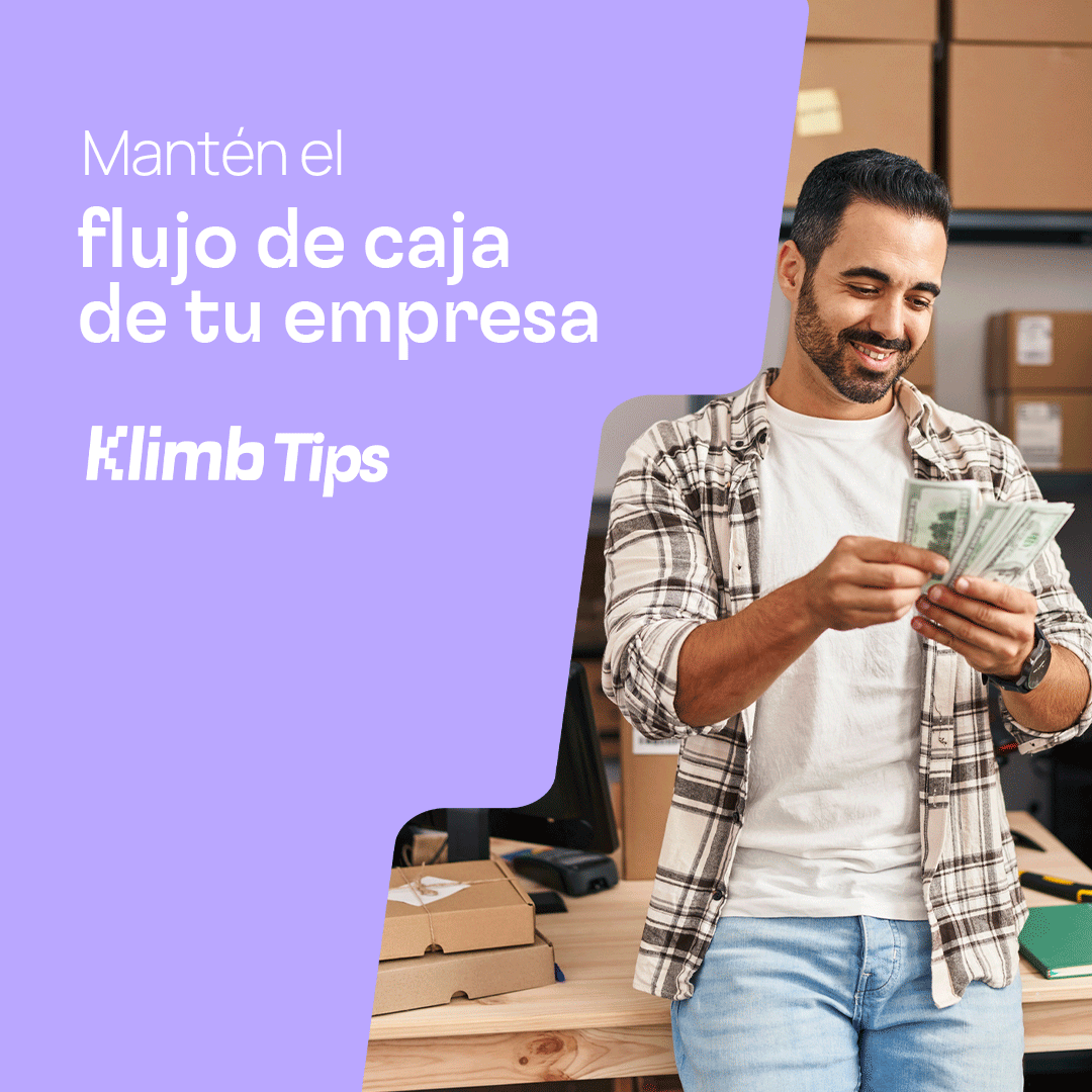Klimb_PE's tweet photo. #KlimbTips 💡 Potencia el flujo de caja de tu empresa para asegurar un crecimiento continuo y saludable.
Conoce nuestros productos para empresas en https://t.co/9l7zMKStfo https://t.co/EsmeJSss8j
