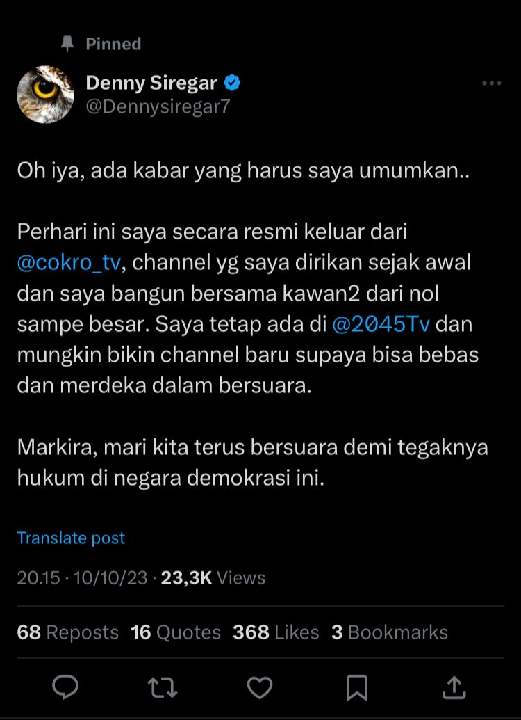 ade armando tweet media