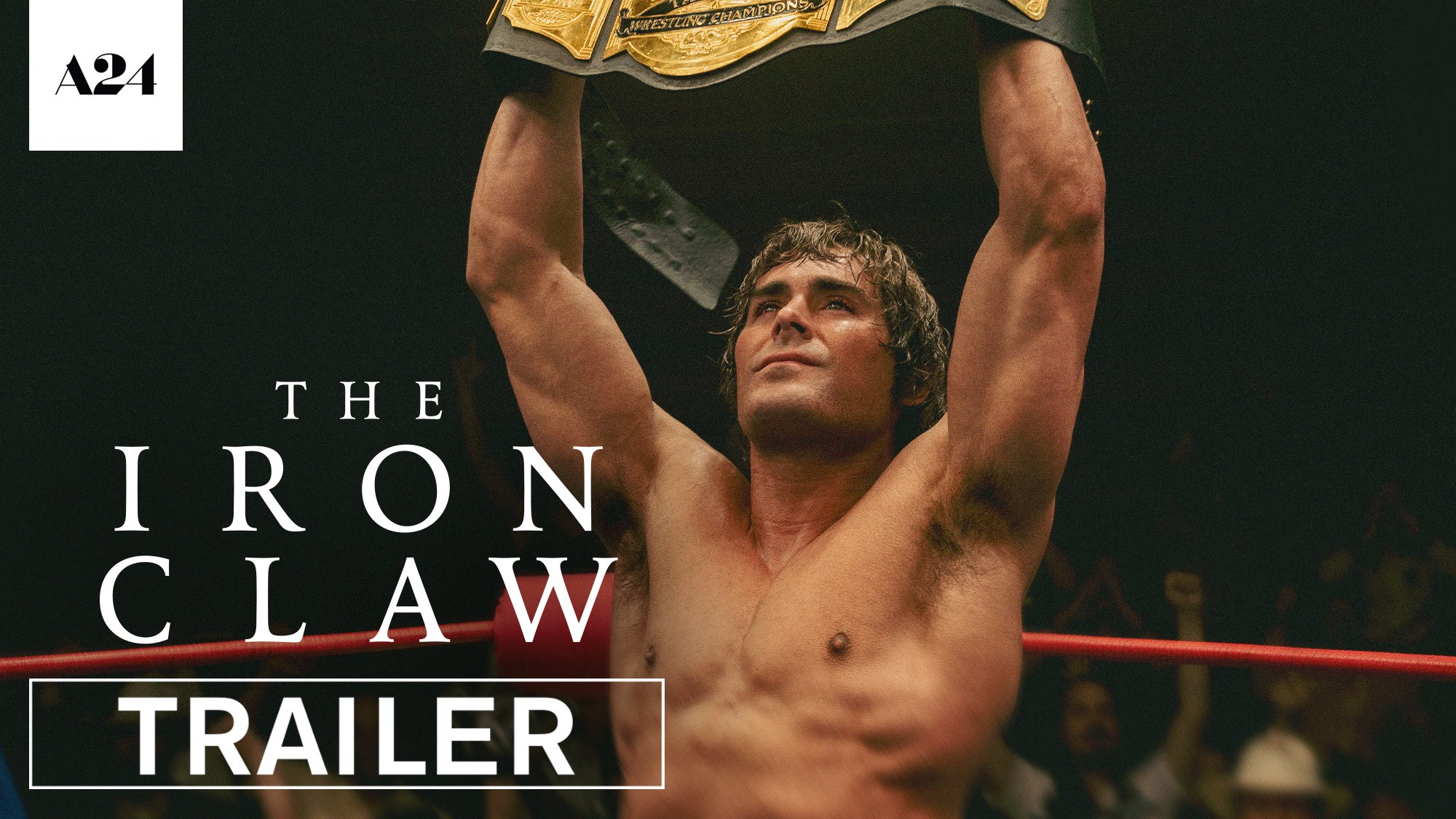 The Iron Claw trailer met Zac Efron