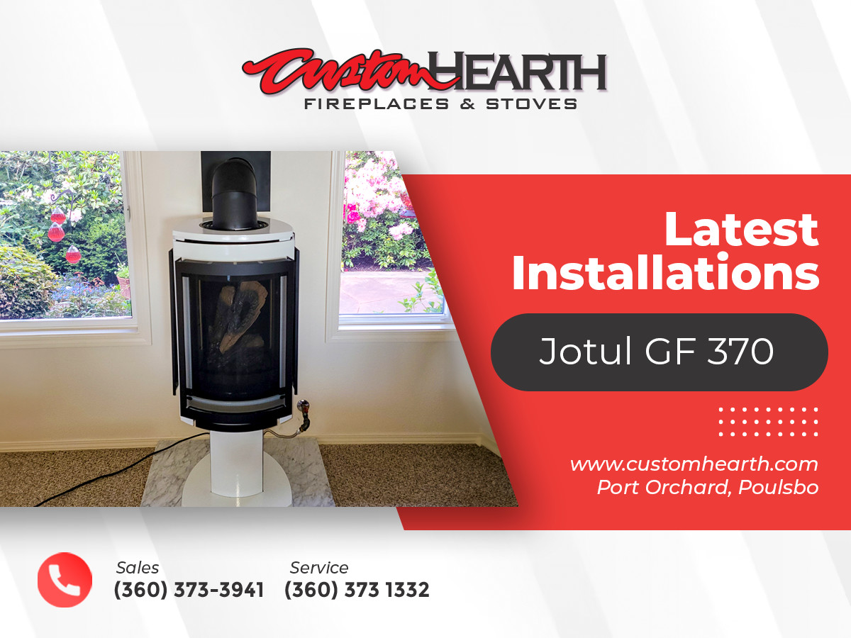 customhearths's tweet photo. Custom Hearth is proud of our hard-working #installation team. Check out this latest install of a #Jotul GF 370. The Jotul GF 370 uses a reliable, powerless standing pilot flame that never needs battery backup and will remain on throughout the year keeping your firebox dry. https://t.co/qiJsWSFliG