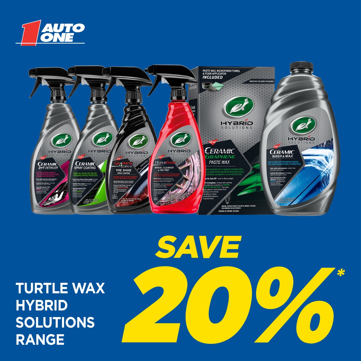Auto_One_Browns's tweet image. Don&apos;t miss out on our Car Care Catalogue Sale! Save 20% on the Turtle Wax Hybrid Solutions Range at Auto One Browns Plains. 

Sale ends October 15th. Shop now!

#turtlewax #hybridsolutions #autoone #carcare #autoonebrownsplains #brownsplains #sale #automotive