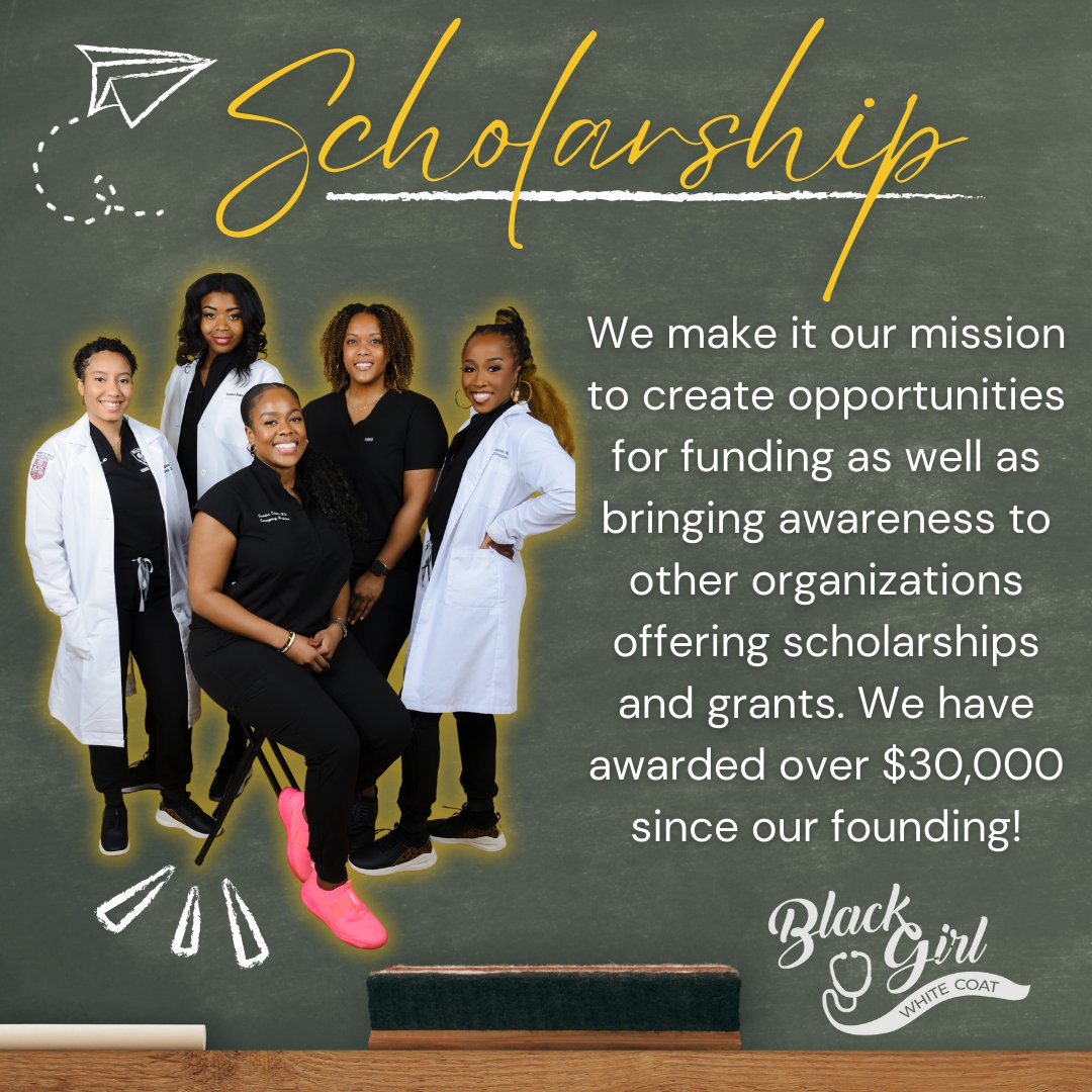 Black Girl White Coat (@_bgwc_) on Twitter photo We've been fortunate as a non-profit organization to award over $30,000 in scholarships to Black/African American and/or Latin/Hispanic students in healthcare! 😱🔥
This isn’t possible without the generosity of our donors. We've been fortunate as a non-profit organization to award over $30,000 in scholarships to Black/African American and/or Latin/Hispanic students in healthcare! 😱🔥
This isn’t possible without the generosity of our donors.