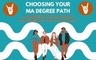 Chose your degree path today with Texas Creative, Texas Immersive, and Texas Strategy!! Check out the article out now to gain a little more insight into to each of these programs to see which path is best fit for you! 🤘😆 #TXADPR