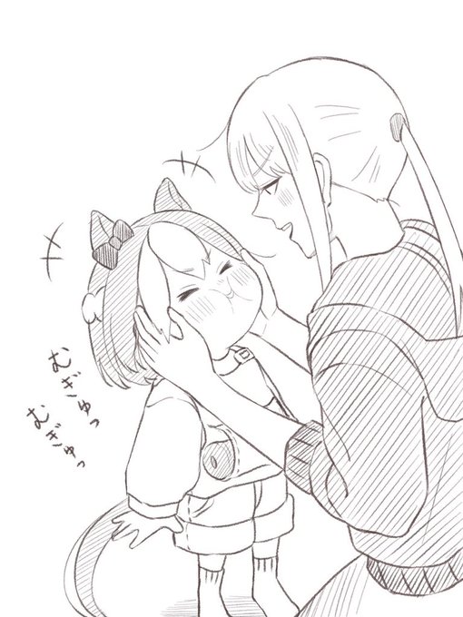 もちもちスペちゃんで癒されるお母ちゃん🥕 #ウマ娘 #スペちゃん