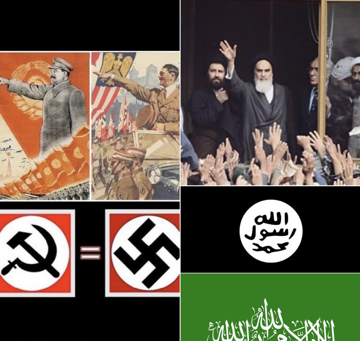 FridolfJ's tweet photo. 1/7 
Islamistisk &amp; jihadistisk extremism har utvecklats under 2000-talet att likna med vad nazismen och kommunismen var under 1900-talet. En mörk del av mänsklighetens historia, en del av våld, skräck &amp; sorg. https://t.co/5ZtKIDub3S