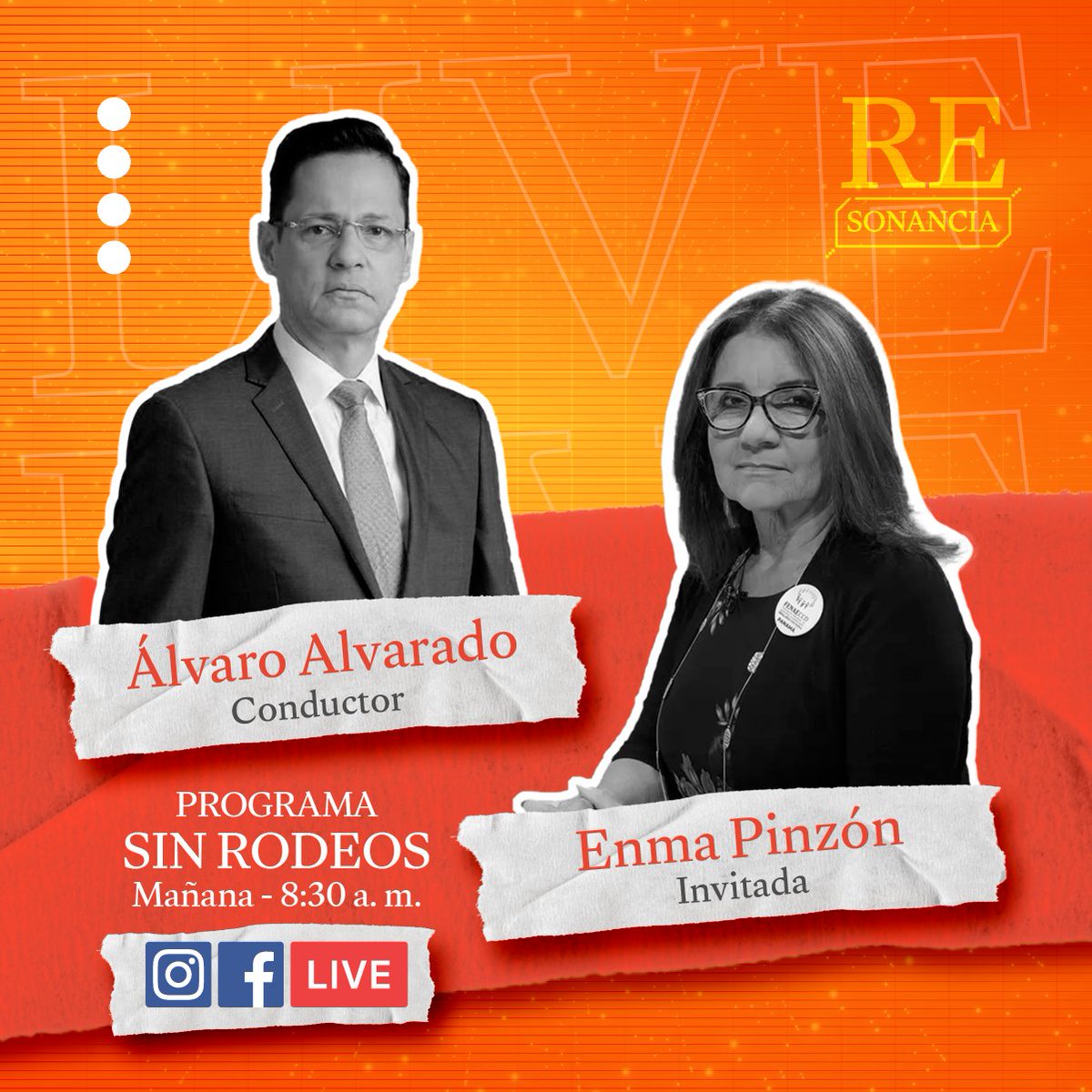 fenaeccd's tweet photo. Mañana, Enma Pinzón estará con Álvaro Alvarado en su programa ”Sin Rodeos”. Juntos, abordarán puntos cruciales sobre el desabastecimiento de medicamentos en Panamá.
¡Únete al live a las 8:30 a.m.! 📢💊
¡No te lo pierdas!
#SíHaySoluciones #FENAECCD #SíHayMedicamentos https://t.co/GjEF98WHlr