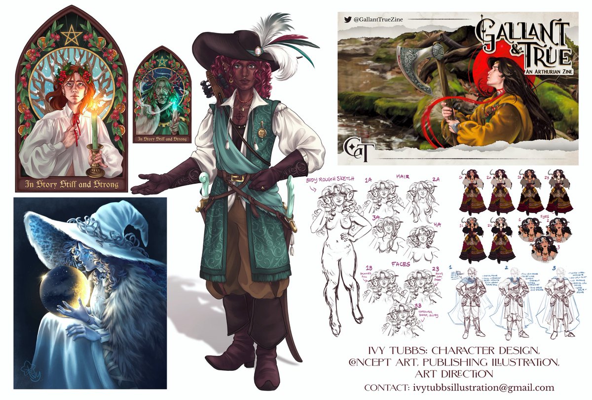 spaceelf_art's tweet photo. Hey #PortfolioDay ! I’m Ivy, an illustrator and concept artist with experience in art direction and visual development looking for remote work in games, ttrpgs, and publication. I’m adept in team settings, learn quickly, and love visual exploration. Would love to work with you! https://t.co/0IGBVyrAch
