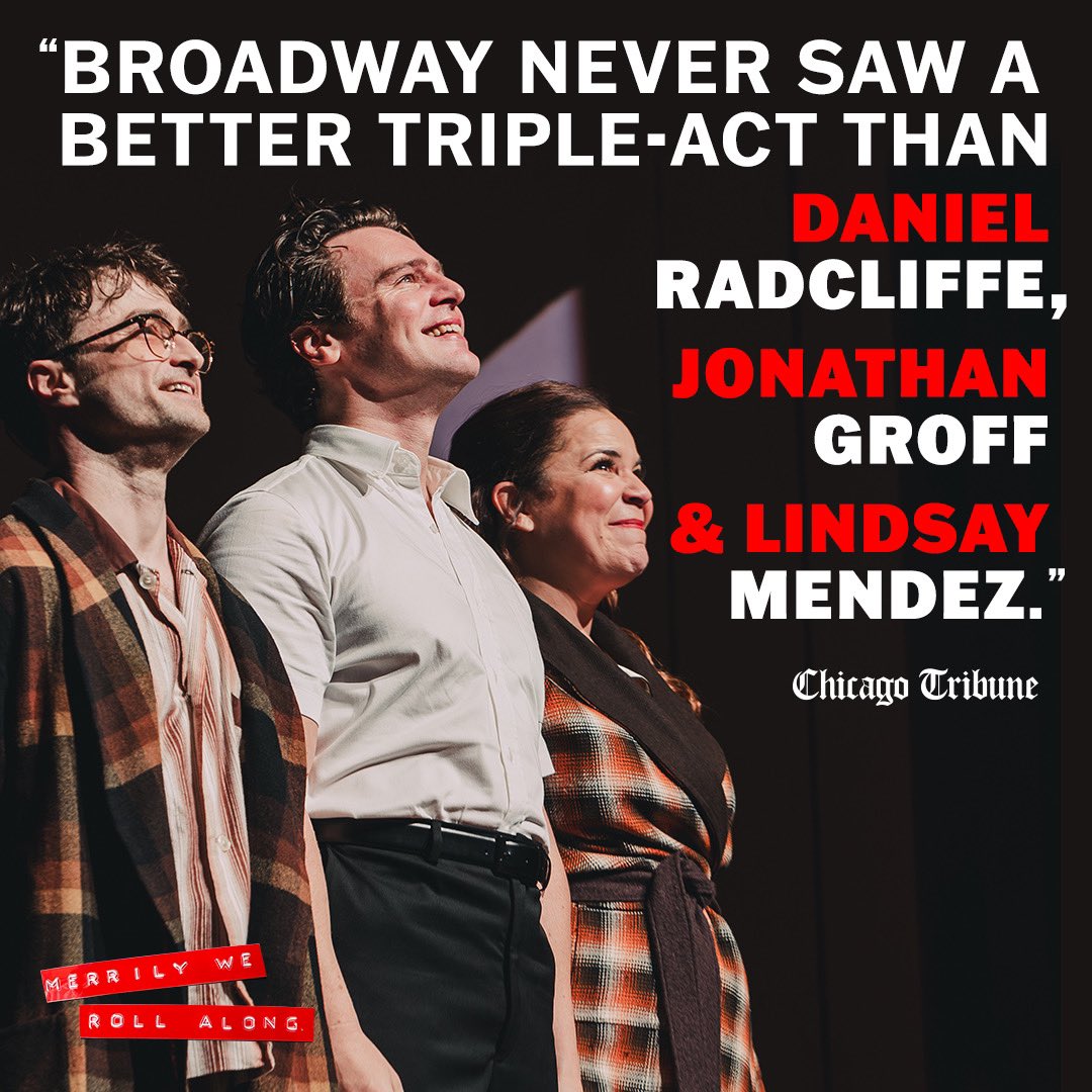 Merrily We Roll Along on Broadway tweet media