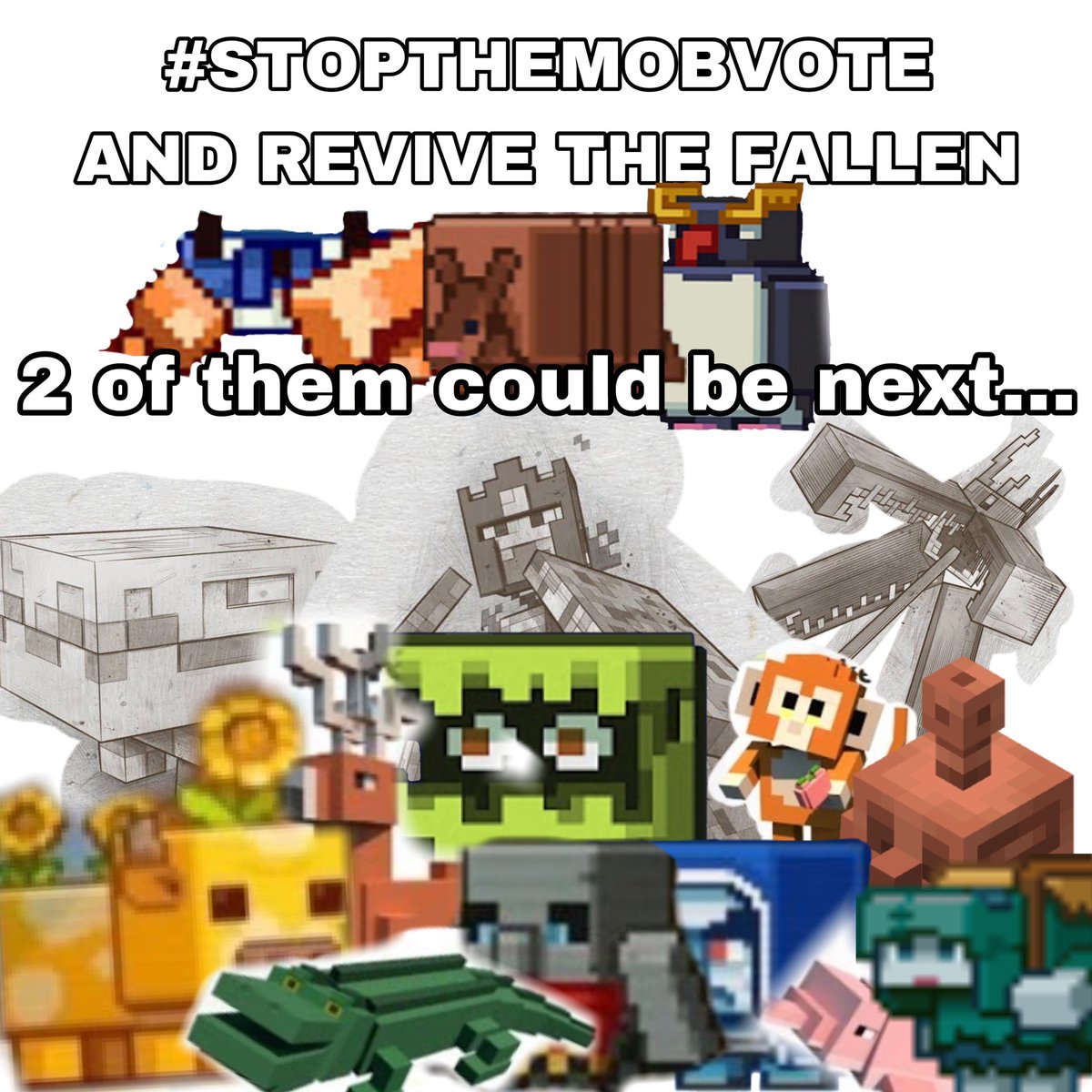 @Minecraft #StopTheMobVote #StopTheMobVote #Stopthemob