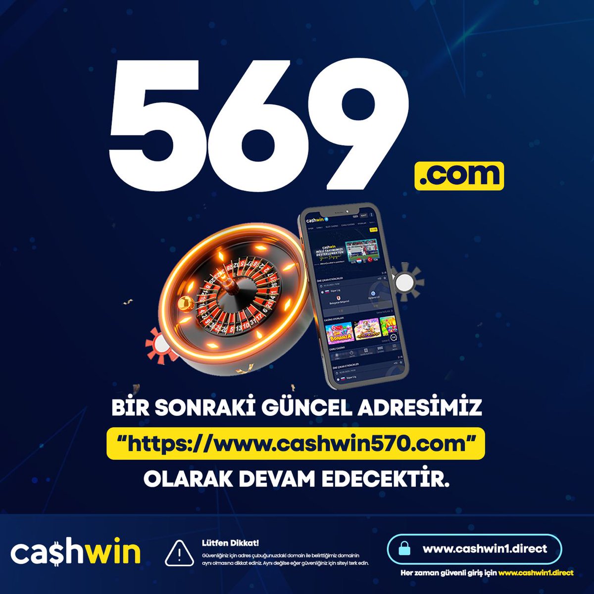Giriş adresimiz cashwin569.com olarak güncellenmiştir.