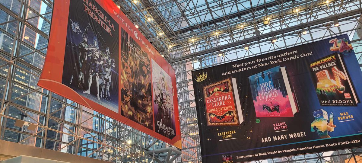 TheGothTheGeek's tweet photo. A sneak peek into NYCC @NY_Comic_Con at the Javits Center @javitscenter. We can't wait. Are you guys going to be there? Let us know!!!

#nycc #comiccon #javitscenter #nyc #newyorkcomiccon #newyork https://t.co/9fOmlOvii8