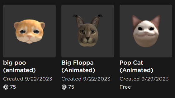 Pop Cat Roblox Dance GIF