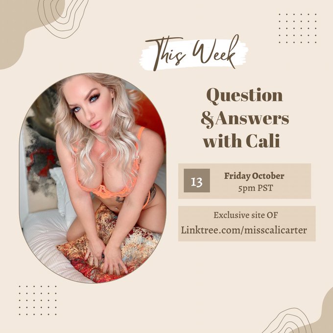 Watch Cali Carter 🔞's leaked NSFW photo on TwXstars