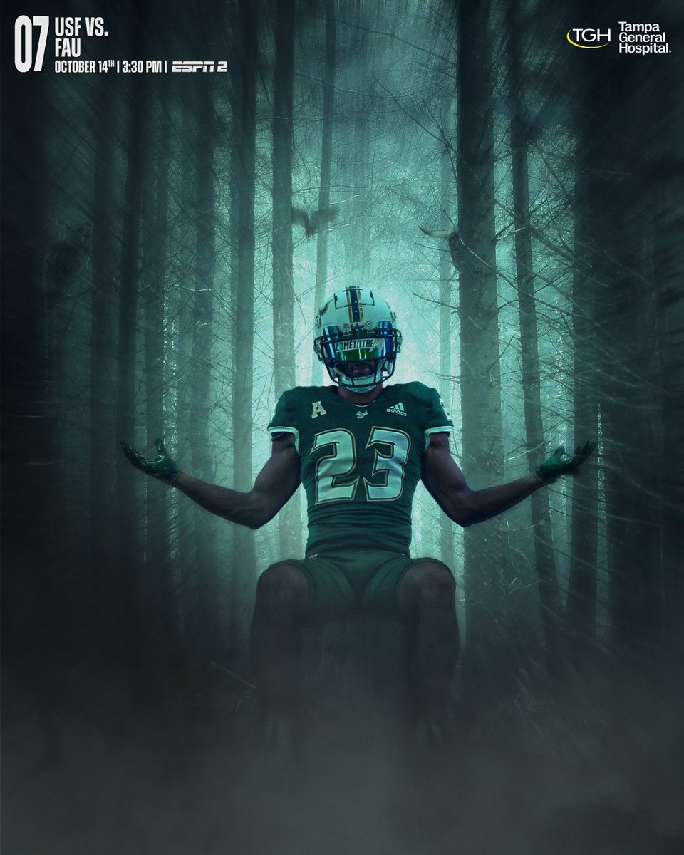 USFFootball's tweet photo. Week 7: Homecoming

#ComeToTheBay | #StayInTheBay https://t.co/Lvfi6zWqGc