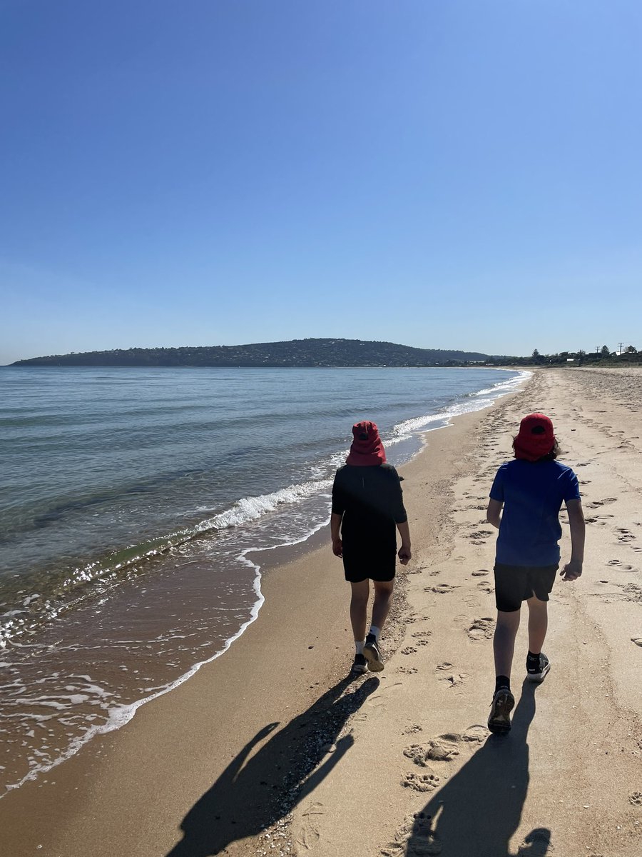 ReservoirWestPS's tweet photo. Good morning. We have had brekkie, packed our bags and we are enjoying a nice little beachwalk at the moment. Kids will have some free time before lunch and then it’s on the bus to head back to Reservoir. https://t.co/2KlaZR8vnx