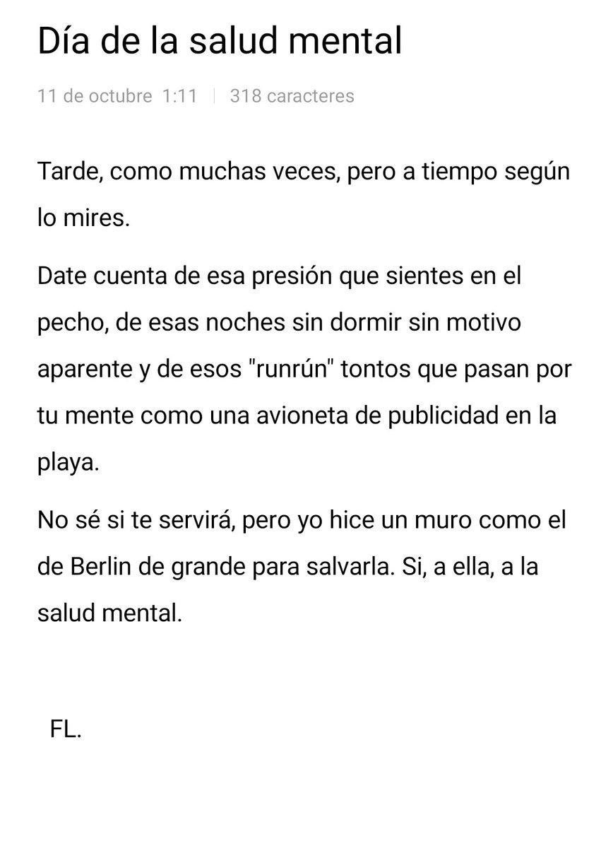#DiaMundialdelaSaludMental