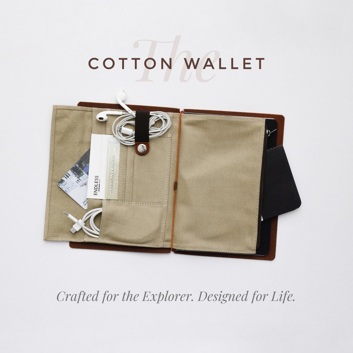Your gateway to exploration, both in fashion and knowledge, is here with our Explorer Cotton Wallet and its accompanying book, Explorer. This intriguing read invites you to venture into the unknown, while the wallet adds a touch of sophistication to your daily adventures.
