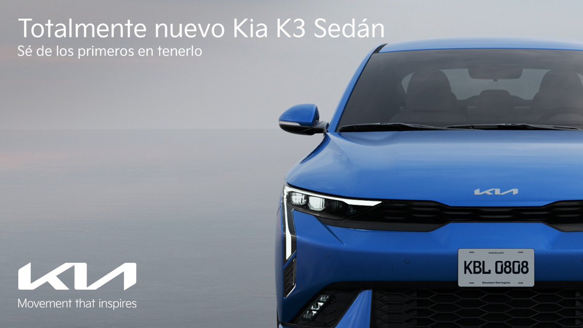 KiaSanJR's tweet photo. Experimenta innovación, tecnología y gran distribución de espacios en un subcompacto que llega a cambiarlo todo.
El nuevo #KiaK3 Sedán te espera, apártalo aquí → https://t.co/JKC5k1htqW
#K3 #Kia #MovementThatInspires https://t.co/axJWHYcrtc