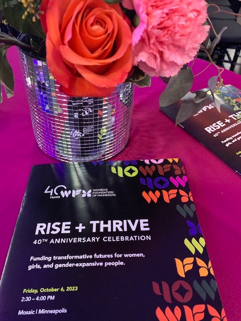 #Spotted: VRL Senior MN State Director Beth Peterson at the Women’s Foundation of Minnesota’s Rise + Thrive celebration, commemorating 40 years of work towards ending systemic inequities & driving innovation for gender and racial justice. Happy 40th Anniversary @WomensFndnMN! 🎉