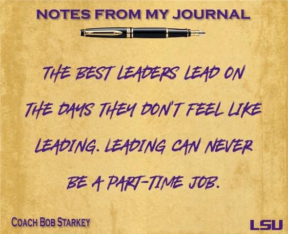 CoachBobStarkey's tweet image. #JournalNotes
#Leadership