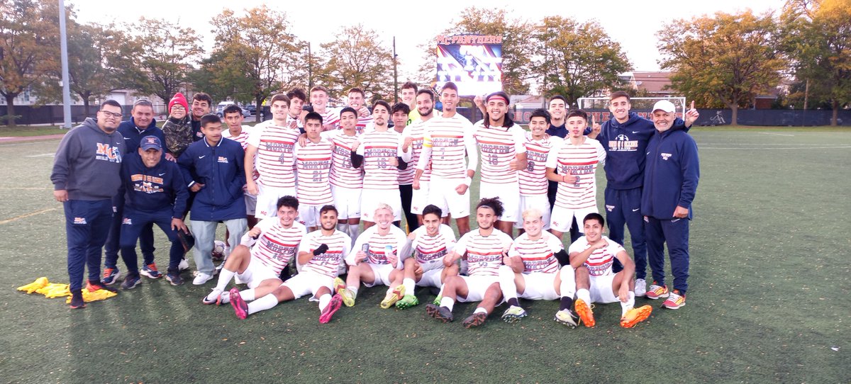 Morton College - your 2023 Skyway men's soccer champions! Top McHenry 5-0 behind 2 goals &amp; assist from Bachir Bouamama. 1st back-to-back Skyway titles in Juan Franco's 26 years at the helm. 6 in a row for No. 16 Panthers, now 9-3-1 &amp; 6-1 in Skyway.
