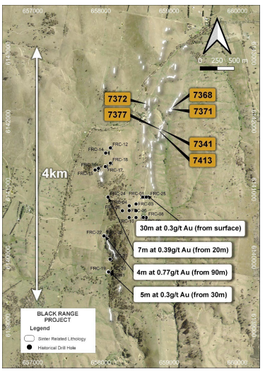 LegacyMinerals's tweet image. Widespread sinter lithology confirmed at Black Range, interpreted to represent a preserved low-sulphidation #epithermal Au-Ag system. Black Range has parallels with our Bauloora Project, under JV with Newmont Mining.
Read: bit.ly/3RPDPhH
$LGM #gold