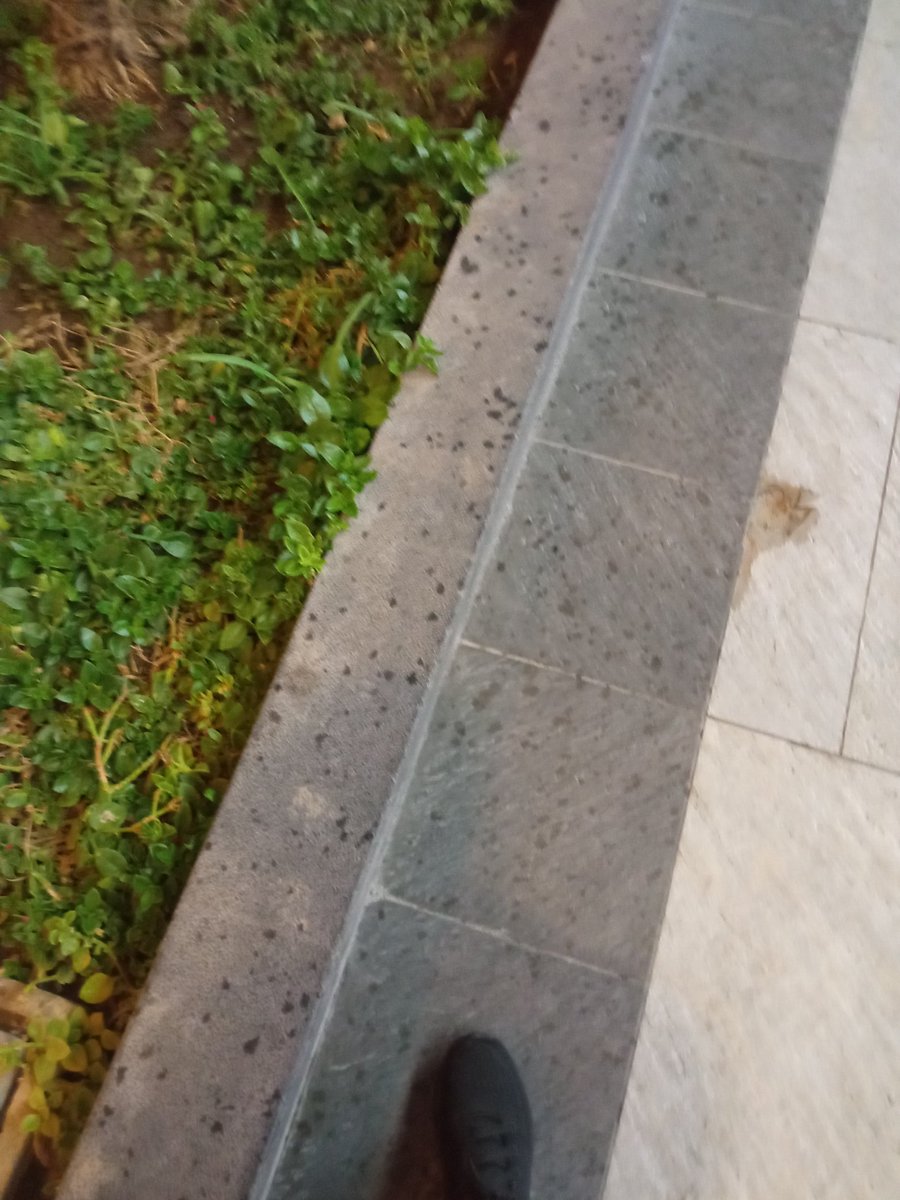 Arcoiris y gotas gruesas dispersas en el Callao