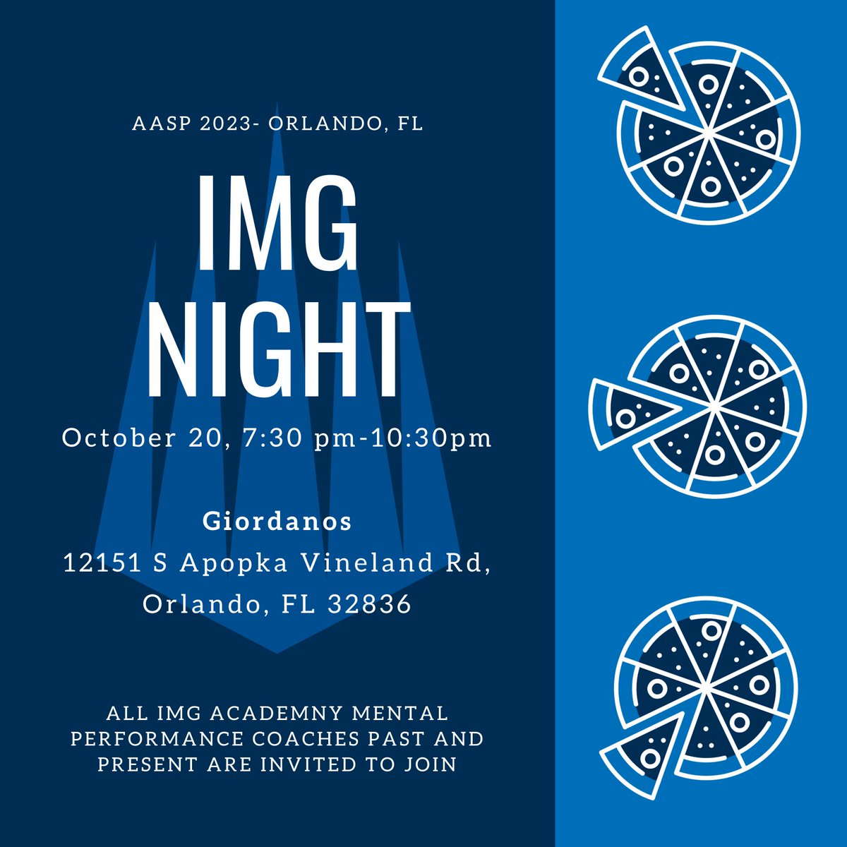 The "IMG Night" <a href="/AASPTweets/">AASP</a> Annual Conference is next week! Details below. #IMGfam