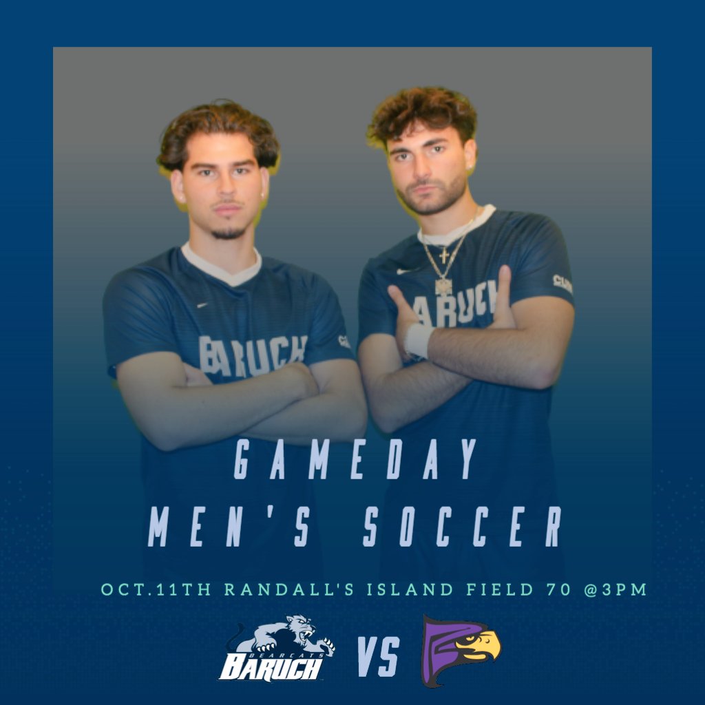 Big Match! ⚽ @BaruchCollege @BaruchBearcatAD @BaruchSAAC #d3soc